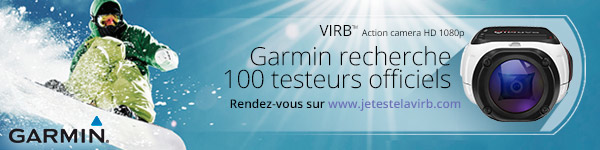 Garmin cherche 100 testeurs pour sa caméra Virb Elite