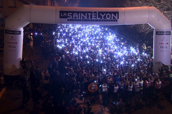 Le départ de la Saintélyon