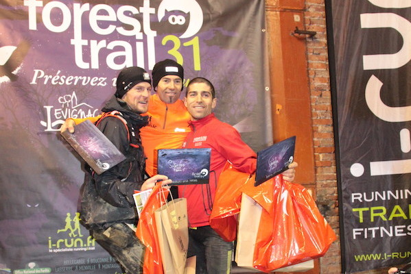 Forest Trail 2014, podium hommes du 40km