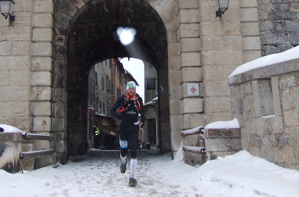 Ludo Pommeret vainqueur snow race Montgenevre 2014