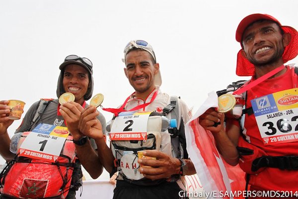 Marathon des Sables 2014, podium hommes