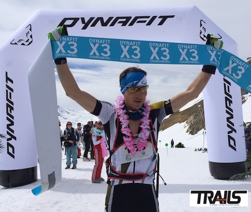 Dynafit X3 2014, beau succès à Courchevel 1 Yoann Sert - vainqueur en solo du X3 2014
