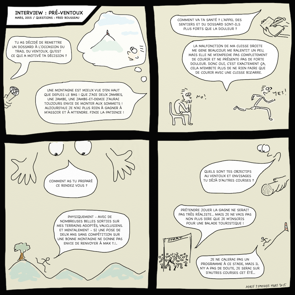 Andy Symonds : "envie d'envoyer un max" ! 2 Interview de Andy Symonds, illustrée par Andy Symonds