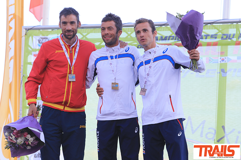 Sylvain Court : « ça a été un tel moment… » 2 podium hommes - championnat du Monde de Trail Running 2015