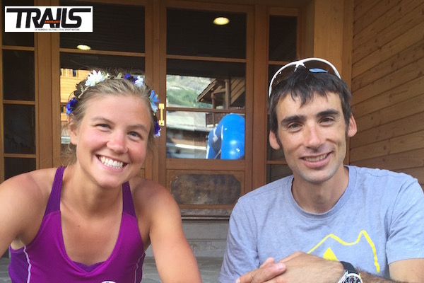 Ice Trail Tarentaise 2015 - Fred Bousseau - Emelie Forsberg & Luis Alberto Hernando