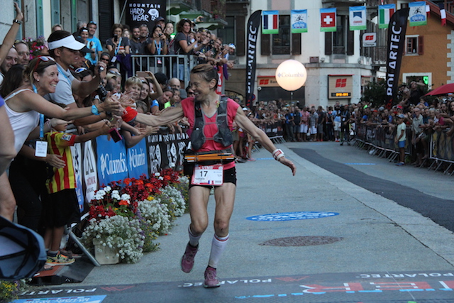 Nathalie Mauclair - vainqueur UTMB 2015