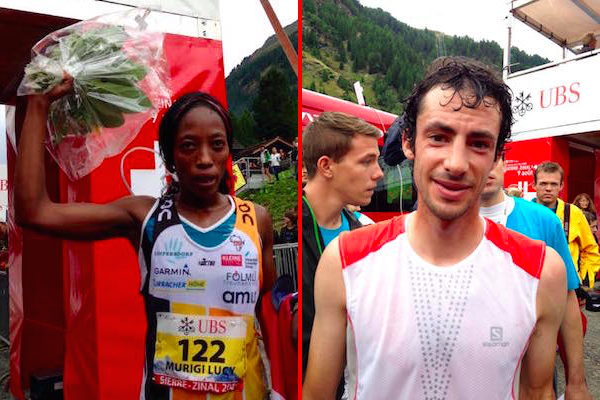 Sierre Zinal 2015 - Kilian Jornet et Lucy Murigi
