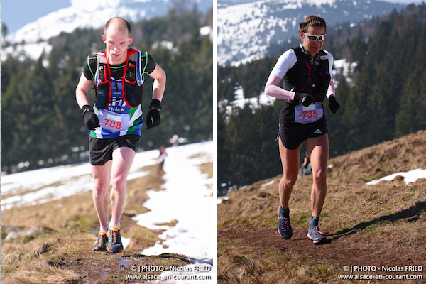 Trail du Petit BAllon 2016 - Clement Posecak et Jasmin Nunige