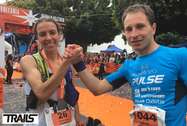 Transvulcania 2016 - Nicolas Martin et Anne Lise Rousset