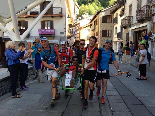 Jean Michel Touron, au delà du défi ! 4 Jean Michel Touron au depart du Tor 2016