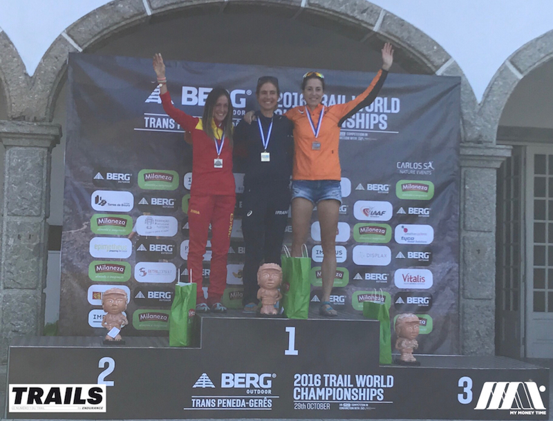 Championnats du Monde de Trail 2016 - Fred Bousseau - podium womens