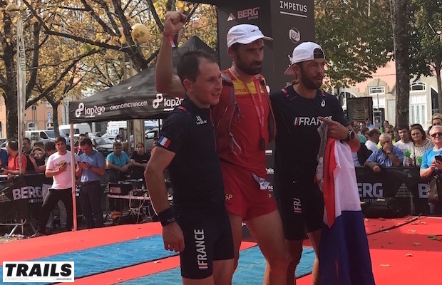 Championnats du Monde de Trail 2016 - podium hommes