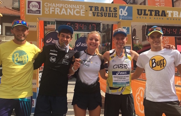 Buff France team : Hoka : Les Saisies - France de Trail 2016