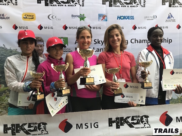 Hong Kong Lantau 50K - podium dames