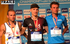 Championnats de France de Trail long 2018 - podium hommes