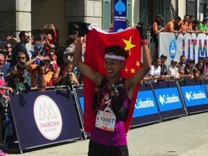 UTMB 2018 - CCC - Erenjia Jia vainqueur