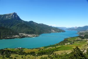 F. d’Haene,tour du lac de Serre-Ponçon