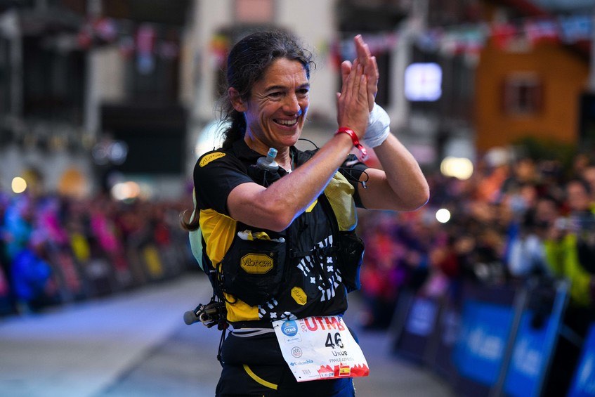 UTMB® – Une 3e étoile pour Xavier Thévenard 5 UTMB 2018- Uxue Fraile
