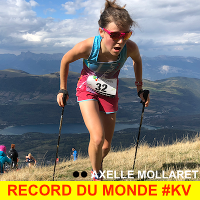 Record du Monde du KV, 2018 Axelle Mollaret 34'36