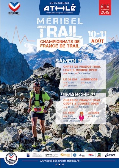 affiche Championnats de france de trail 2019