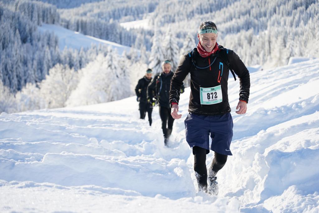Winter Trail - Conditions idéales pour le 1er Spartan Winter trail de Morzine - Outdoor Edtions