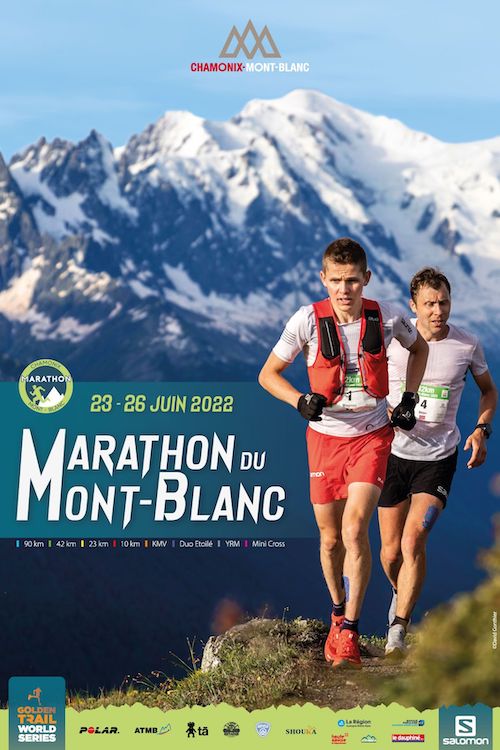 affiche marathon du Mont-Blanc 2022