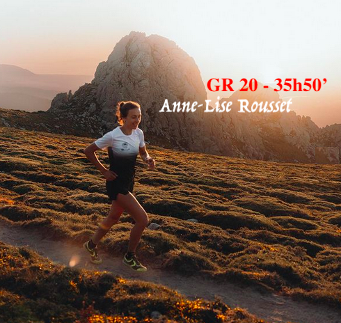GR20 - Anne Lise Rousset pulvérise le record en 35h50'