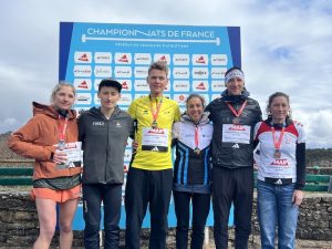 Podiums championnats de France de Trail long 2023